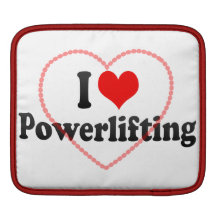 I love Powerlifting iPad Sleeve