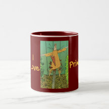 I, Love, Prim! Cartoon Angel Mug