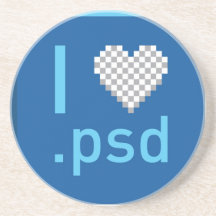 I Love .PSD Porta-copo
