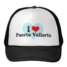 I Love Puerto Vallarta, Mexico Hat