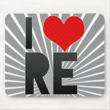 I Love RE Mousepads