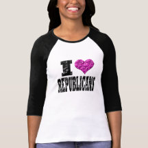 I Love  Republicans Tee Shirts