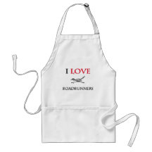I Love Roadrunners Apron