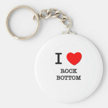 I Love Rock Bottom Keychain