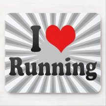 I love Running Mousepads