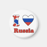 I love Russia magnet Magneet