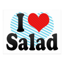 I Love Salad Postcards