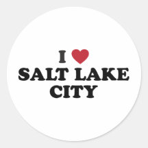 I Love Salt Lake City Utah Sticker