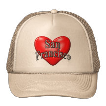 I Love San Francisco Hat