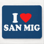 I Love San Mig Mousepads