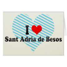 I Love Sant Adria de Besos, Spain Cards