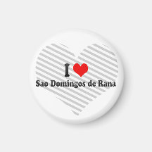 I Love Sao Domingos de Rana, Portugal Refrigerator Magnets