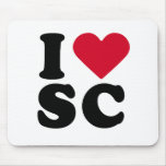 I LOVE SC MOUSE PAD