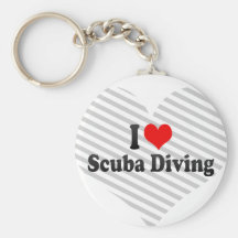 I love Scuba Diving Keychains