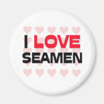 I LOVE SEAMEN REFRIGERATOR MAGNET