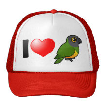 I Love Senegal Parrots Hat