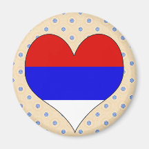 I Love Serbia Magnet