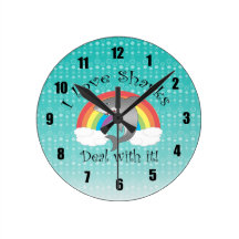 I love sharks deal with it! clock