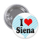 I love Siena Pinback Button