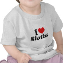 I Love Sloths Shirts