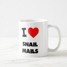 I love Snail Mails Mug
