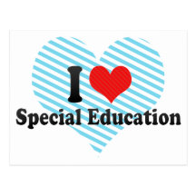 I Love Special Education Post Card