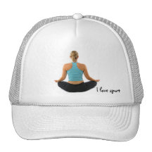 I love sport trucker hat