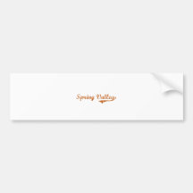 I Love Spring Valley Texas Bumper Sticker