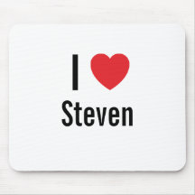 I love Steven Mouse Pad