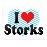 I Love Storks Postcards