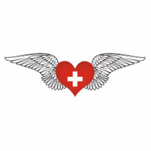 I Love Switzerland -wings Photo Cut Outs