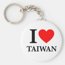 I Love Taiwan Key Chain