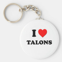I love Talons Key Chain