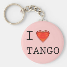 I love Tango Keychain