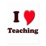 I Love Teaching Post Cards