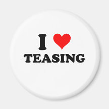 I Love Teasing Magnet