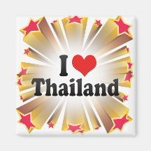 I Love Thailand Fridge Magnets