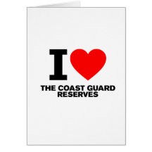 I love the Coast Guard Reserves Cards