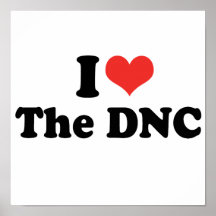 I LOVE THE DNC - .png Print