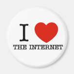 i love the internet magnet