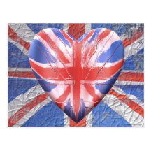 I Love the UK! Postcards