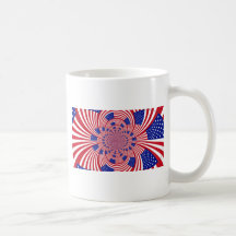 I Love The United States Coffee Mugs