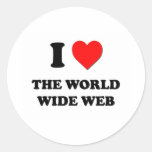 I love The World Wide Web Sticker