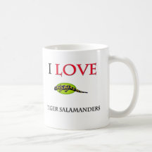I Love Tiger Salamanders Mug