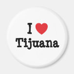 I love Tijuana heart T-Shirt Refrigerator Magnets