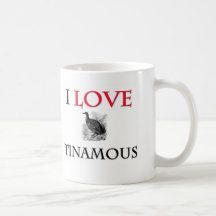 I Love Tinamous Mug