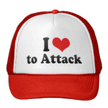 I Love to Attack Hats