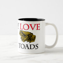 I Love Toads Coffee Mug