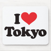 I Love Tokyo Mouse Mats