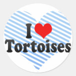 I Love Tortoises Stickers